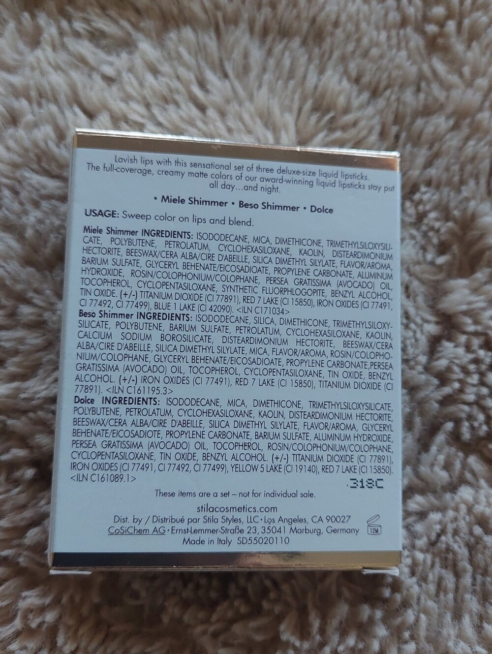 Stila Stay All Day Mini Liquid Lipstick Trio Set - Stay & Play - Picture 2 of 3